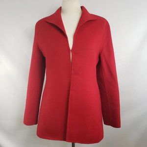 Valerie Stevens Jackets & Coats - Valerie Stevens Red Wool Angora Cashmere Blazer Valerie Stevens Jackets & Coats - Valerie Stevens Red Wool Angora Cashmere Blazer